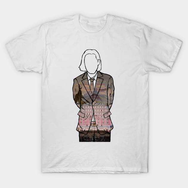 Wes Anderson (The Grand Budapest Hotel) T-Shirt by Youre-So-Punny